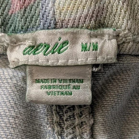 Aerie High Waist Pastel Floral Shorts - Picture 5 of 7